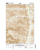 Hammond Draw NW Montana Current topographic map, 1:24000 scale, 7.5 X 7.5 Minute, Year 2014
