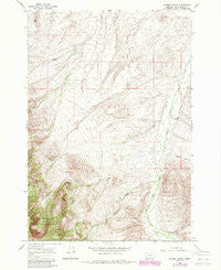 Hansen Ranch Montana Historical topographic map, 1:24000 scale, 7.5 X 7.5 Minute, Year 1965