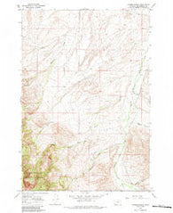 Hansen Ranch Montana Historical topographic map, 1:24000 scale, 7.5 X 7.5 Minute, Year 1965