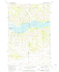 Hanson Flat Montana Historical topographic map, 1:24000 scale, 7.5 X 7.5 Minute, Year 1971