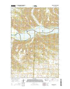 Hanson Flat Montana Current topographic map, 1:24000 scale, 7.5 X 7.5 Minute, Year 2014