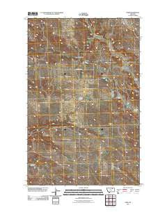 Harb Montana Historical topographic map, 1:24000 scale, 7.5 X 7.5 Minute, Year 2011
