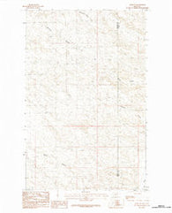 Harb SW Montana Historical topographic map, 1:24000 scale, 7.5 X 7.5 Minute, Year 1984