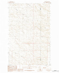 Harb SW Montana Historical topographic map, 1:24000 scale, 7.5 X 7.5 Minute, Year 1984