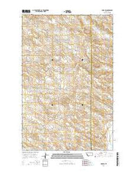 Harb SW Montana Current topographic map, 1:24000 scale, 7.5 X 7.5 Minute, Year 2014
