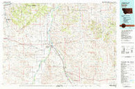 Hardin Montana Historical topographic map, 1:100000 scale, 30 X 60 Minute, Year 1981