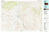 Hardin Montana Historical topographic map, 1:100000 scale, 30 X 60 Minute, Year 1981