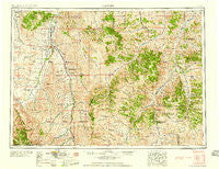 Hardin Montana Historical topographic map, 1:250000 scale, 1 X 2 Degree, Year 1958