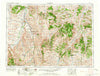 Hardin Montana Historical topographic map, 1:250000 scale, 1 X 2 Degree, Year 1954