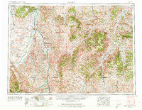 Hardin Montana Historical topographic map, 1:250000 scale, 1 X 2 Degree, Year 1954