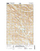 Hardpan Coulee Montana Current topographic map, 1:24000 scale, 7.5 X 7.5 Minute, Year 2014