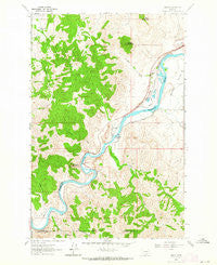 Hardy Montana Historical topographic map, 1:24000 scale, 7.5 X 7.5 Minute, Year 1961