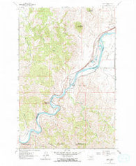 Hardy Montana Historical topographic map, 1:24000 scale, 7.5 X 7.5 Minute, Year 1961