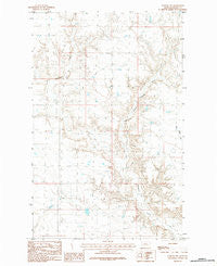 Harlem NW Montana Historical topographic map, 1:24000 scale, 7.5 X 7.5 Minute, Year 1984