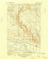 Harlem Montana Historical topographic map, 1:62500 scale, 15 X 15 Minute, Year 1905