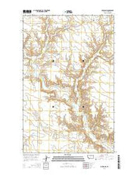 Harlem NW Montana Current topographic map, 1:24000 scale, 7.5 X 7.5 Minute, Year 2014