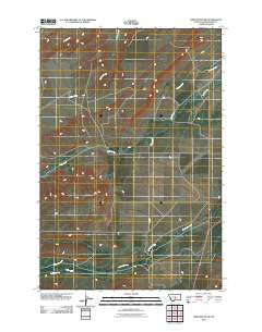 Harlowton SW Montana Historical topographic map, 1:24000 scale, 7.5 X 7.5 Minute, Year 2011