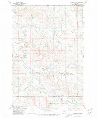 Harmon Butte Montana Historical topographic map, 1:24000 scale, 7.5 X 7.5 Minute, Year 1981