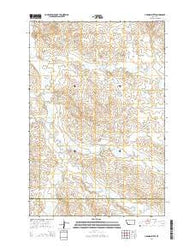 Harmon Butte Montana Current topographic map, 1:24000 scale, 7.5 X 7.5 Minute, Year 2014