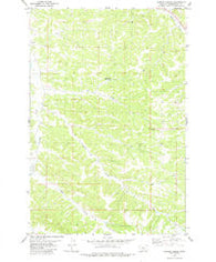 Harper Coulee Montana Historical topographic map, 1:24000 scale, 7.5 X 7.5 Minute, Year 1979