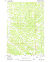 Harper Coulee Montana Historical topographic map, 1:24000 scale, 7.5 X 7.5 Minute, Year 1979