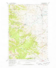 Harrison Montana Historical topographic map, 1:62500 scale, 15 X 15 Minute, Year 1950