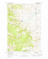 Harrison Montana Historical topographic map, 1:62500 scale, 15 X 15 Minute, Year 1950