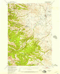 Harrison Montana Historical topographic map, 1:62500 scale, 15 X 15 Minute, Year 1950