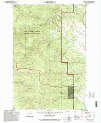 Harvey Point Montana Historical topographic map, 1:24000 scale, 7.5 X 7.5 Minute, Year 1996