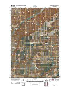 Harwood Bench Montana Historical topographic map, 1:24000 scale, 7.5 X 7.5 Minute, Year 2011