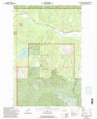 Haskill Mountain Montana Historical topographic map, 1:24000 scale, 7.5 X 7.5 Minute, Year 1994