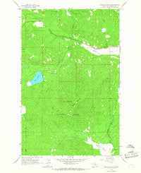 Haskill Mountain Montana Historical topographic map, 1:24000 scale, 7.5 X 7.5 Minute, Year 1964