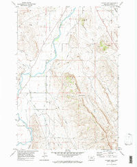 Hatcher Pass Montana Historical topographic map, 1:24000 scale, 7.5 X 7.5 Minute, Year 1969