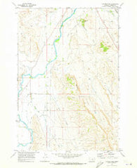 Hatcher Pass Montana Historical topographic map, 1:24000 scale, 7.5 X 7.5 Minute, Year 1969