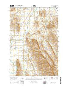 Hatcher Pass Montana Current topographic map, 1:24000 scale, 7.5 X 7.5 Minute, Year 2014