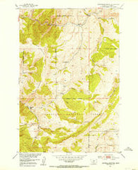 Hatfield Mountain Montana Historical topographic map, 1:24000 scale, 7.5 X 7.5 Minute, Year 1951