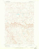 Hathaway NW Montana Historical topographic map, 1:24000 scale, 7.5 X 7.5 Minute, Year 1968