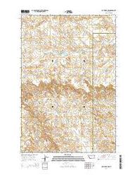 Hathaway NW Montana Current topographic map, 1:24000 scale, 7.5 X 7.5 Minute, Year 2014