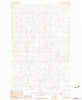 Hauck Coulee Montana Historical topographic map, 1:24000 scale, 7.5 X 7.5 Minute, Year 1983