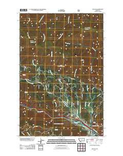 Haugan Montana Historical topographic map, 1:24000 scale, 7.5 X 7.5 Minute, Year 2011