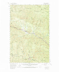 Haugan Montana Historical topographic map, 1:62500 scale, 15 X 15 Minute, Year 1957