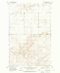 Haugens Hill Montana Historical topographic map, 1:24000 scale, 7.5 X 7.5 Minute, Year 1973