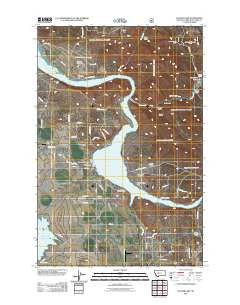 Hauser Lake Montana Historical topographic map, 1:24000 scale, 7.5 X 7.5 Minute, Year 2011