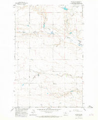 Havre NW Montana Historical topographic map, 1:24000 scale, 7.5 X 7.5 Minute, Year 1964