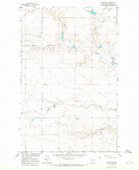 Havre NW Montana Historical topographic map, 1:24000 scale, 7.5 X 7.5 Minute, Year 1964