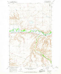 Havre SE Montana Historical topographic map, 1:24000 scale, 7.5 X 7.5 Minute, Year 1964