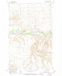 Havre SE Montana Historical topographic map, 1:24000 scale, 7.5 X 7.5 Minute, Year 1964