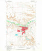Havre Montana Historical topographic map, 1:24000 scale, 7.5 X 7.5 Minute, Year 1964