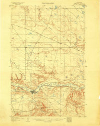 Havre Montana Historical topographic map, 1:62500 scale, 15 X 15 Minute, Year 1904