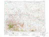 Havre Montana Historical topographic map, 1:250000 scale, 1 X 2 Degree, Year 1953